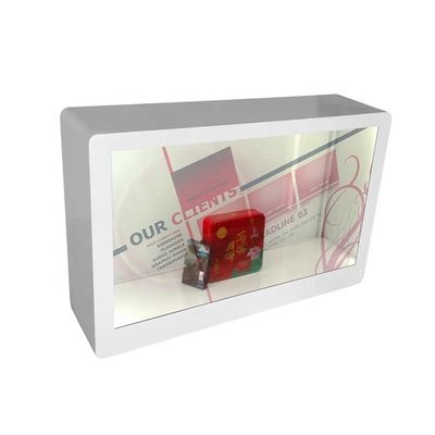 Transparenter intelligenter Schaukasten LCD-Show-Kabinett-Kasten für Produkt-Werbung