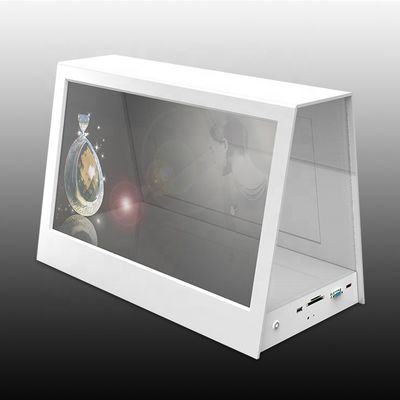 Transparenter intelligenter Schaukasten LCD-Show-Kabinett-Kasten für Produkt-Werbung