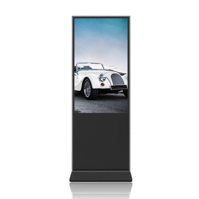 Schirm-Kiosk Boden-stehender Werbungs-Anzeigen-Touch Screen Platten-4k HD Smart