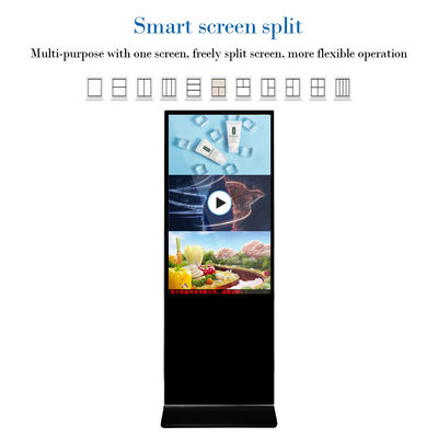 49 Zoll ultra dünner LCD-Spieler, der Anzeigen-Digital-Werbungs-Maschine annonciert