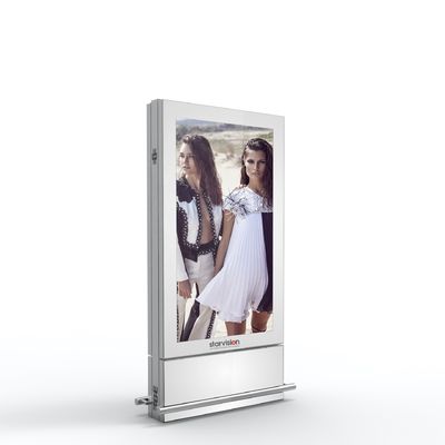 86 Zoll-Boden-Stand oder angebrachte Aluminiuminnenmedia player-Anzeige der digitalen Beschilderung