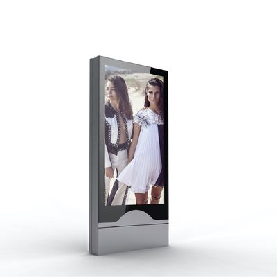 86 Zoll-Boden-Stand oder angebrachte Aluminiuminnenmedia player-Anzeige der digitalen Beschilderung