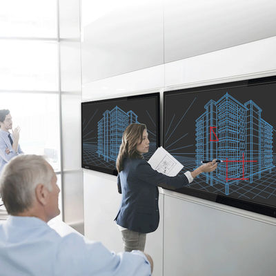 An der Wand befestigtes elektronisches intelligentes Brett 2160P Digital Touchable für Unterricht