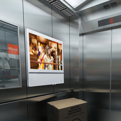 Hotel-Lobby-der digitalen Beschilderung 480P 720P 1080P der Werbungs-RJ45 an der Wand befestigte Anzeige