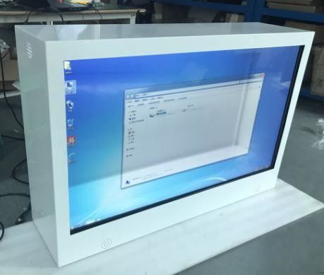 55 intelligenter Digital transparenter Anzeigen-Schaukasten 450cd/M2 Zoll LCD