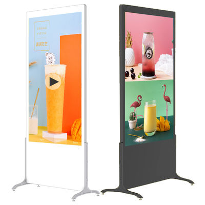 Ultra dünner Boden-stehende Werbungs-Anzeigen-digitale Beschilderung für Supermarkt