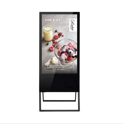 Werbung der Restaurant-tragbare digitalen Beschilderung annoncierend, zeigen Sie batteriebetriebenes an