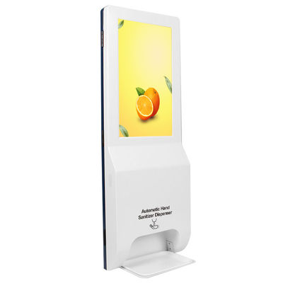 Messende Temperatur Wand-Berg LCD-digitaler Beschilderung mit Handdesinfizierer-Zufuhr