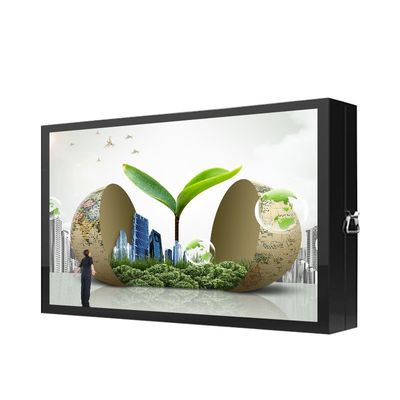 Blendschutzglas-IP65 Digital, die Signage-an der Wand befestigtes im Freien annoncieren